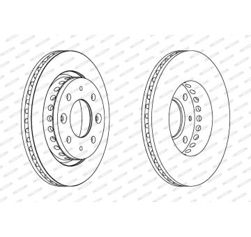 Brzdový kotouč FERODO DDF1418
