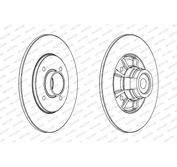 Brzdový kotouč FERODO DDF1517-1