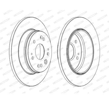 Brzdový kotouč FERODO DDF1540C