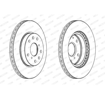 Brzdový kotouč FERODO DDF1620C