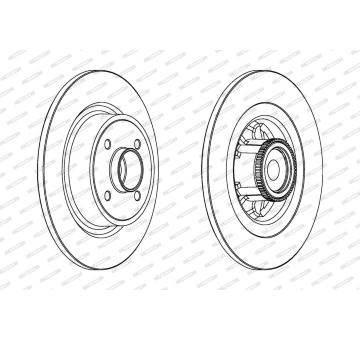 Brzdový kotouč FERODO DDF1641