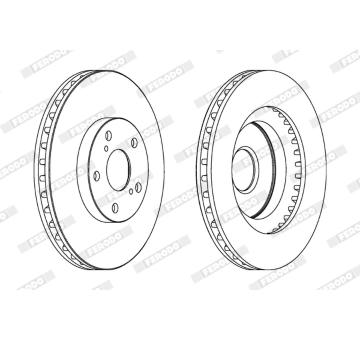 Brzdový kotouč FERODO DDF1646C
