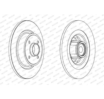 Brzdový kotouč FERODO DDF1656