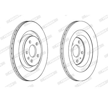 Brzdový kotouč FERODO DDF1667C