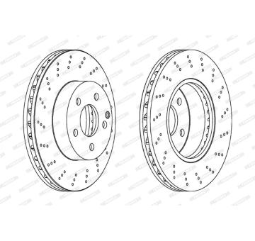 Brzdový kotouč FERODO DDF1693C