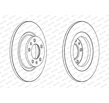 Brzdový kotouč FERODO DDF1744