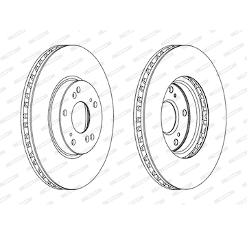 Brzdový kotouč FERODO DDF1775C