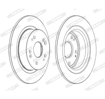 Brzdový kotouč FERODO DDF1776C