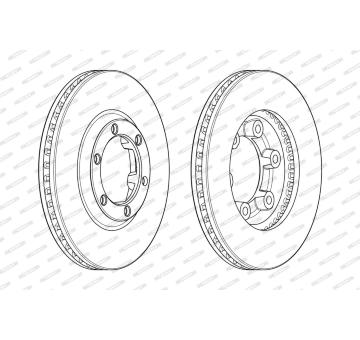 Brzdový kotouč FERODO DDF1946C
