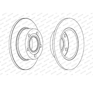 Brzdový kotouč FERODO DDF265
