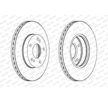Brzdový kotouč FERODO DDF600