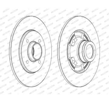 Brzdový kotouč FERODO DDF752C