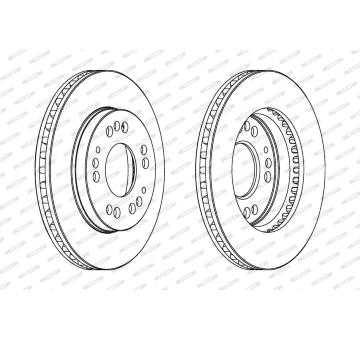 Brzdový kotouč FERODO DDF761