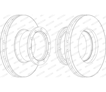 Brzdový kotouč FERODO FCR113A