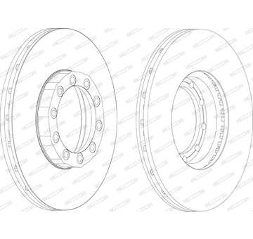 Brzdový kotouč FERODO FCR169A