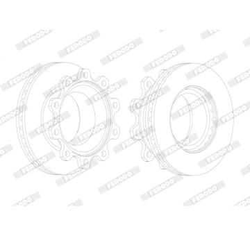 Brzdový kotouč FERODO FCR176A