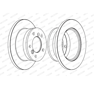 Brzdový kotouč FERODO FCR229A