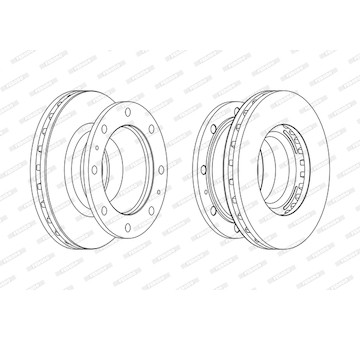 Brzdový kotouč FERODO FCR238A