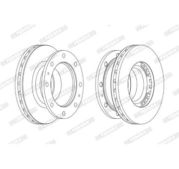 Brzdový kotouč FERODO FCR239A