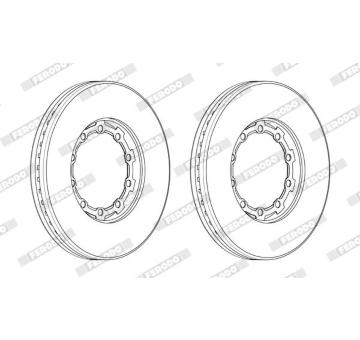 Brzdový kotúč FERODO FCR270A