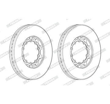 Brzdový kotúč FERODO FCR271A