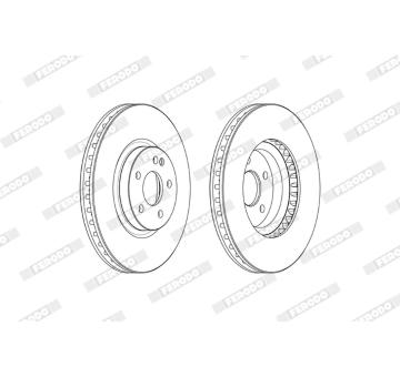 Brzdový kotúč FERODO FCR379A