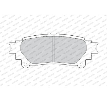 Sada brzdových destiček, kotoučová brzda FERODO FDB4395