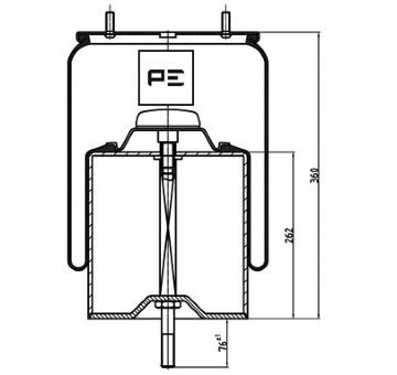 Mech, pneumatické odpružení PE Automotive 084.026-72A