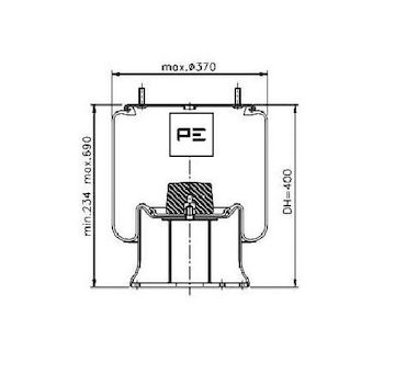 Mech, pneumatické odpružení PE Automotive 084.287-71A