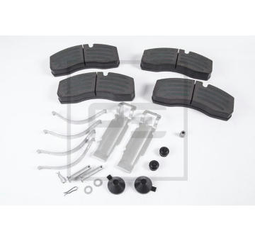 Sada brzdových destiček, kotoučová brzda PE Automotive 086.306-50A