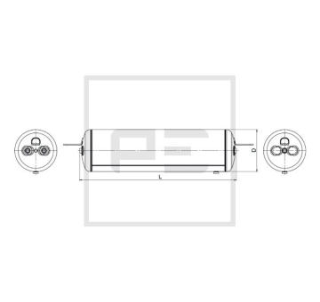 Zásobník vzduchu, pneumatický systém PE Automotive 296.100-80A