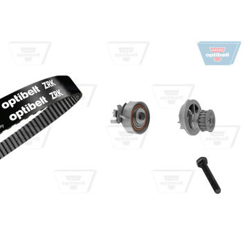 Vodní pumpa + sada ozubeného řemene OPTIBELT KT 1002W4