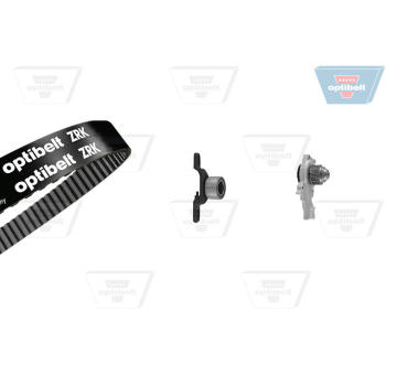 Vodní pumpa + sada ozubeného řemene OPTIBELT KT 1009W1