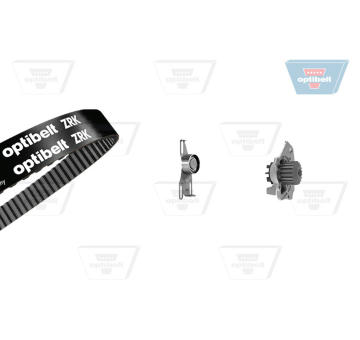 Vodní pumpa + sada ozubeného řemene OPTIBELT KT 1026W1