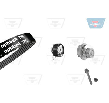 Vodní pumpa + sada ozubeného řemene OPTIBELT KT 1034W1