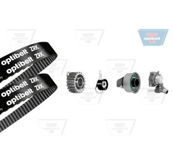 Vodní pumpa + sada ozubeného řemene OPTIBELT KT 1035W3
