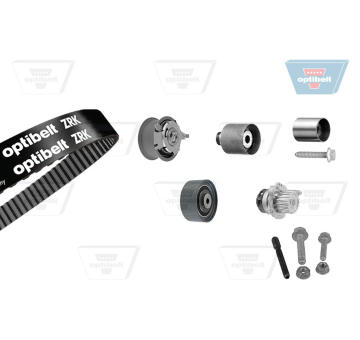Vodní pumpa + sada ozubeného řemene OPTIBELT KT 1420W3