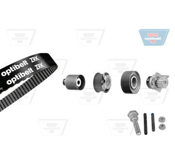Vodní pumpa + sada ozubeného řemene OPTIBELT KT 1512W1