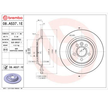 Sada bŕzd, Kotúčová brzda BREMBO KT 08 051