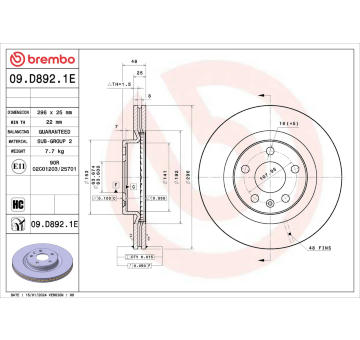 Souprava brzd, koutocova brzda BREMBO KT 08 073