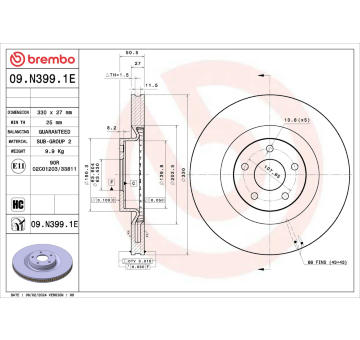 Souprava brzd, koutocova brzda BREMBO KT 08 077