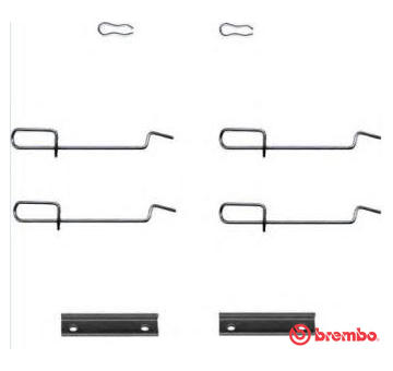 Sada prislusenstvi, oblozeni kotoucove brzdy BREMBO A 02 215