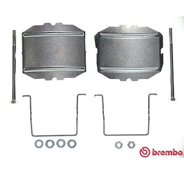 Sada příslušenství, obložení kotoučové brzdy BREMBO A 02 232