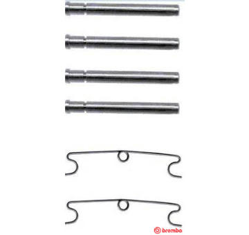 Sada prislusenstvi, oblozeni kotoucove brzdy BREMBO A 02 323