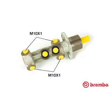 Hlavní brzdový válec BREMBO M 23 041