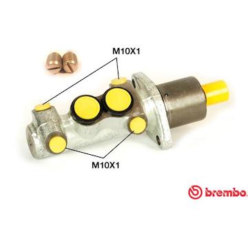 Hlavní brzdový válec BREMBO M 61 065