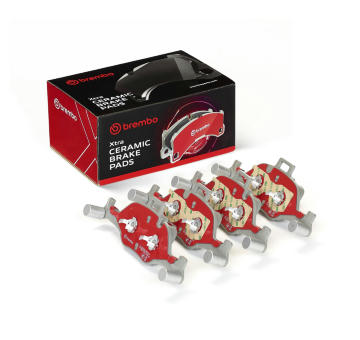 Sada brzdových destiček, kotoučová brzda BREMBO P06107NX