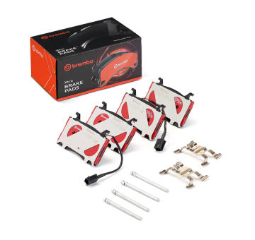 Sada brzdových destiček, kotoučová brzda BREMBO P 23 187X