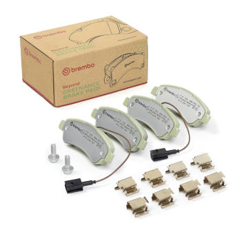 Sada brzdových destiček, kotoučová brzda BREMBO P 61 125G