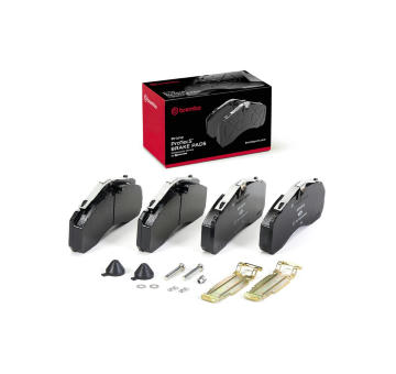 Sada brzdových destiček, kotoučová brzda BREMBO P B4 801S